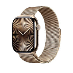 Apple Watch Band Stainless Steel Milanese Loop (46MM / S/M) Gold