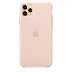Silicone Case 11 Pro Max Pine Green and Sand Pink