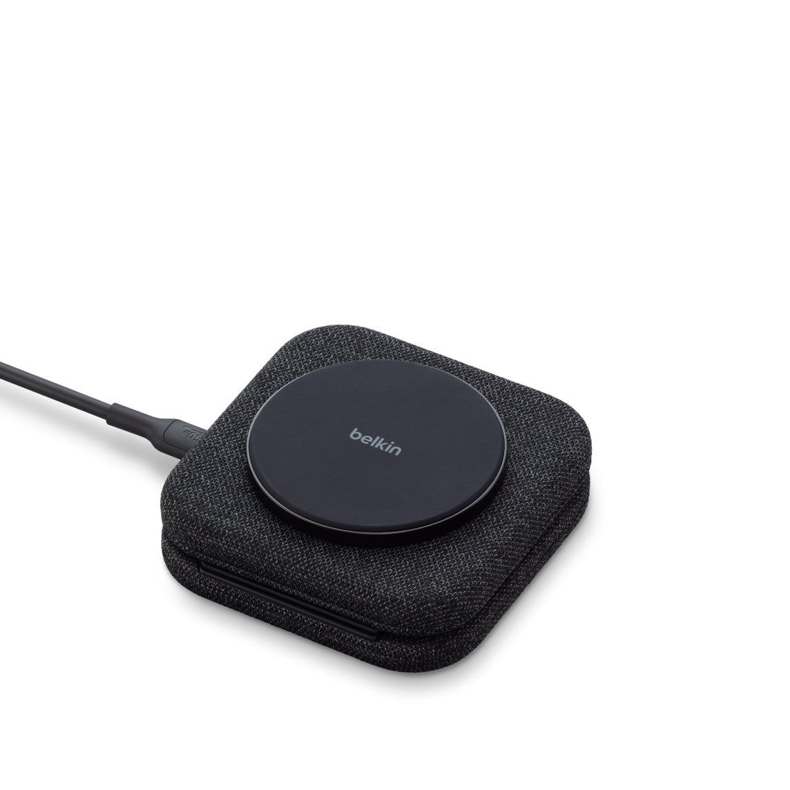 Belkin 15W 2-in-1 Magnetic Travel Pad (WIZ026, Black)