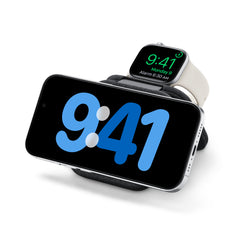 Belkin 15W 2-in-1 Magnetic Travel Pad (WIZ026, Black)