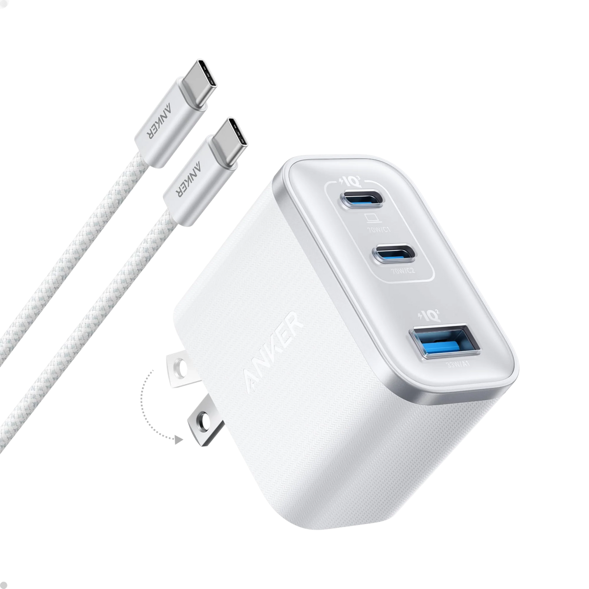 Nano Charger (70W, 3 Ports)