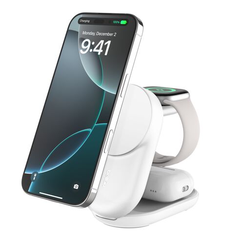 UltraCharge 3-in-1 Foldable Magnetic Charger